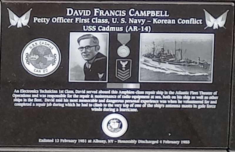 David Francis Campbell Marker image. Click for full size.