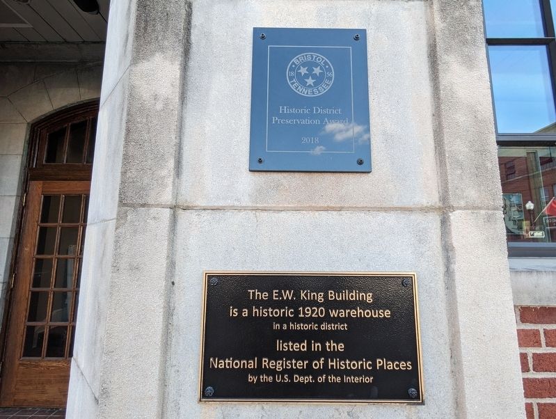 The E.W. King Building Marker. Click for full size. The E.W. King Building Marker image. Click for full size.