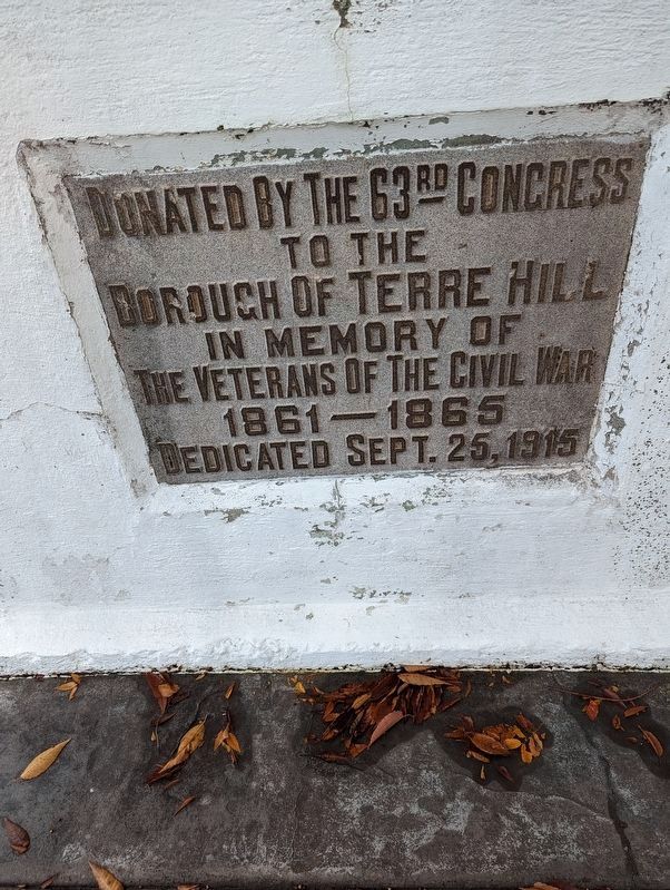 Civil War Memorial Marker. Click for full size. Civil War Memorial Marker image. Click for full size.