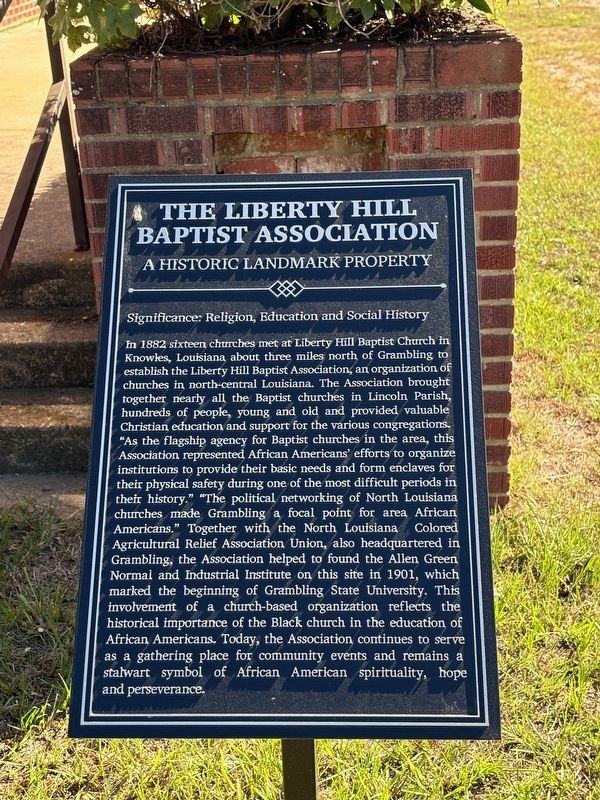 Liberty Hill Baptist Association Marker image. Click for full size.