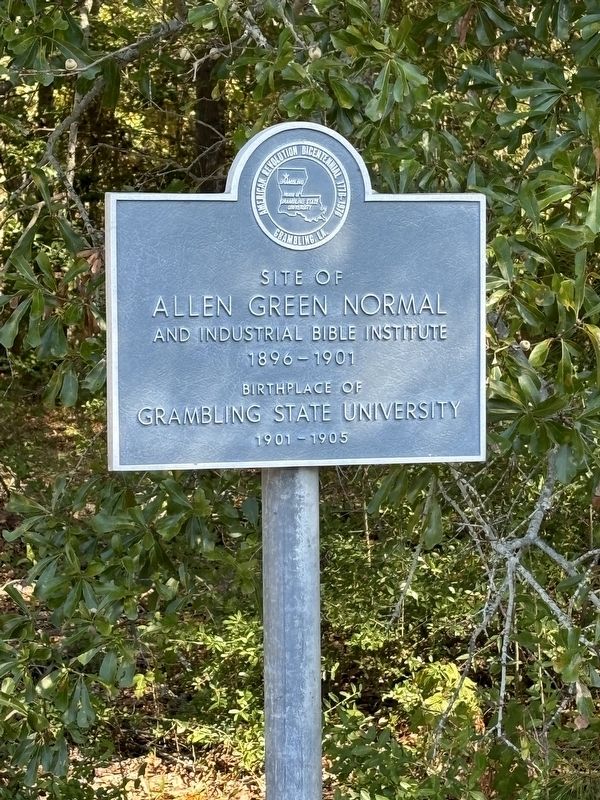 Allen Greene Normal & Industrial Bible Institute Marker image. Click for full size.