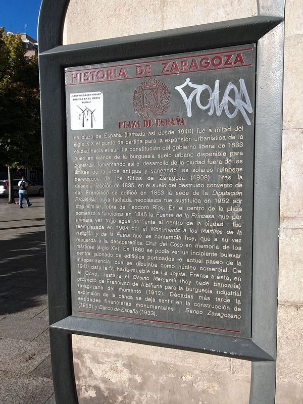 Plaza de Espa�a Marker image. Click for full size.