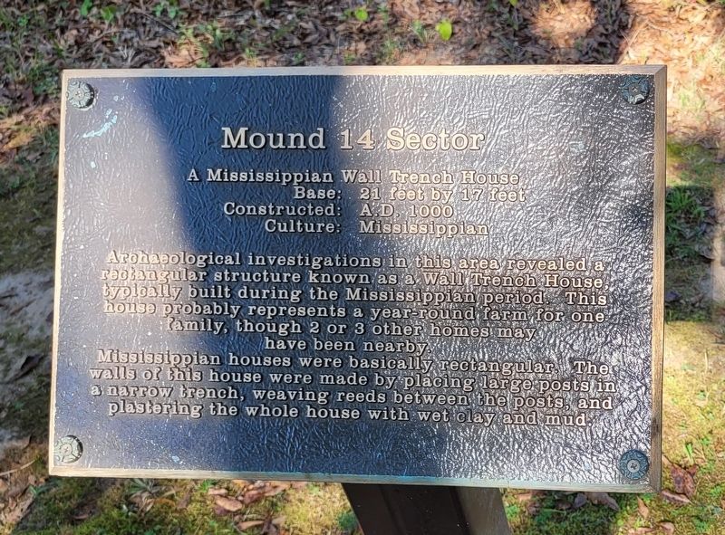 Mound 14 Sector Marker. Click for full size. Mound 14 Sector Marker image. Click for full size.