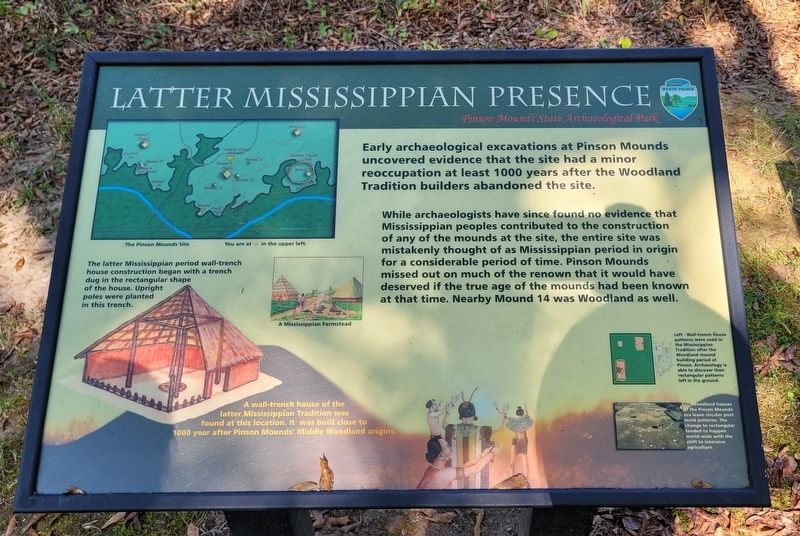 Latter Mississippian Presence Marker. Click for full size. Latter Mississippian Presence Marker image. Click for full size.