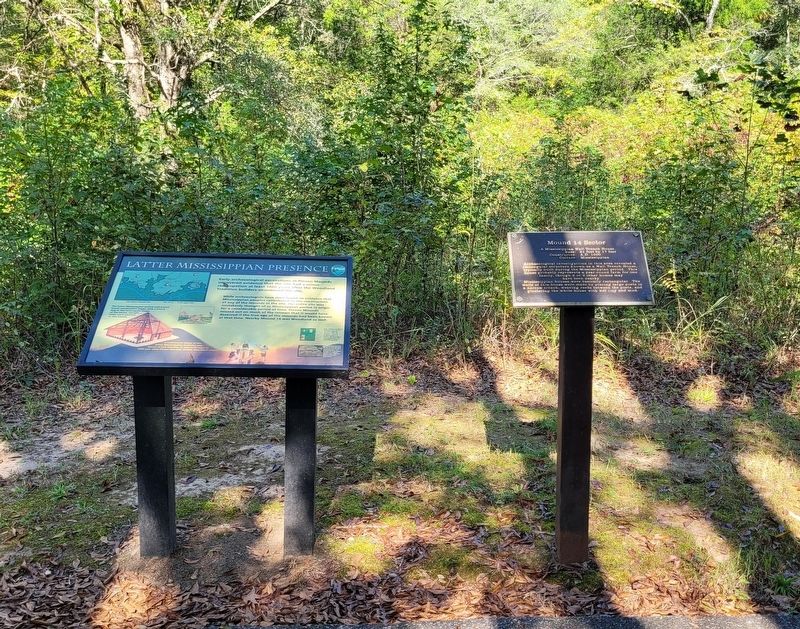 The Latter Mississippian Presence Marker is the left marker of the markers. Click for full size. The Latter Mississippian Presence Marker is the left marker of the markers image. Click for full size.