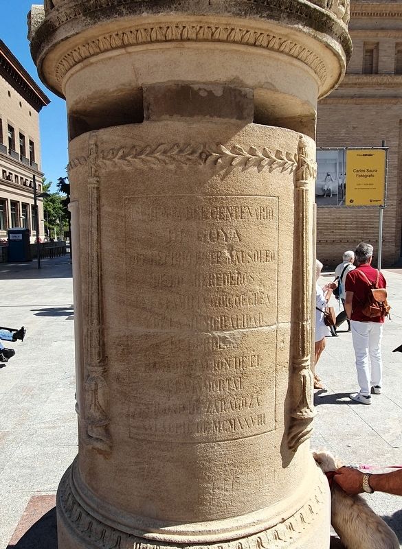 Francisco Goya Cenotaph Marker image. Click for full size.