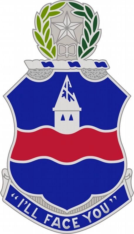 142nd Infantry Regiment Unit Insignia image. Click for full size.
