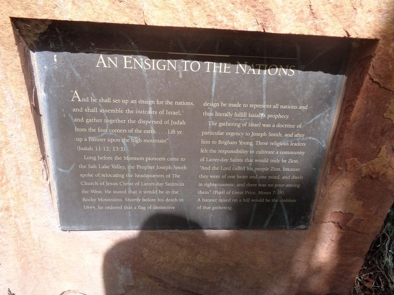 An Ensign to the Nations Marker image. Click for full size.