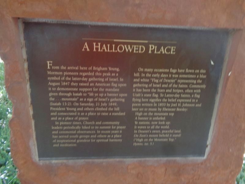 A Hallowed Place Marker image. Click for full size.