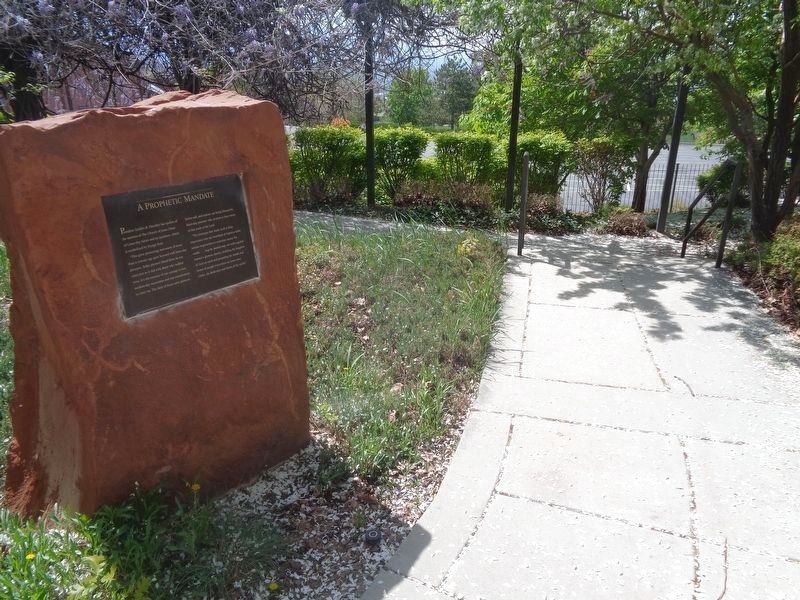 A Prophetic Mandate Marker. Click for full size. A Prophetic Mandate Marker image. Click for full size.
