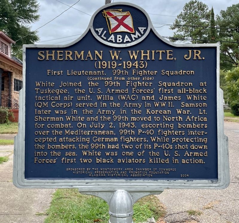 Sherman W. White, Jr. Marker image. Click for full size.
