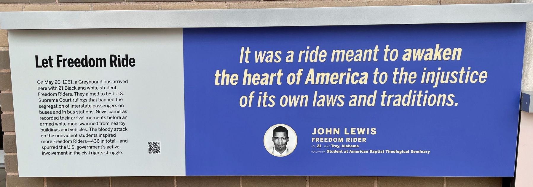 Let Freedom Ride Marker image. Click for full size.