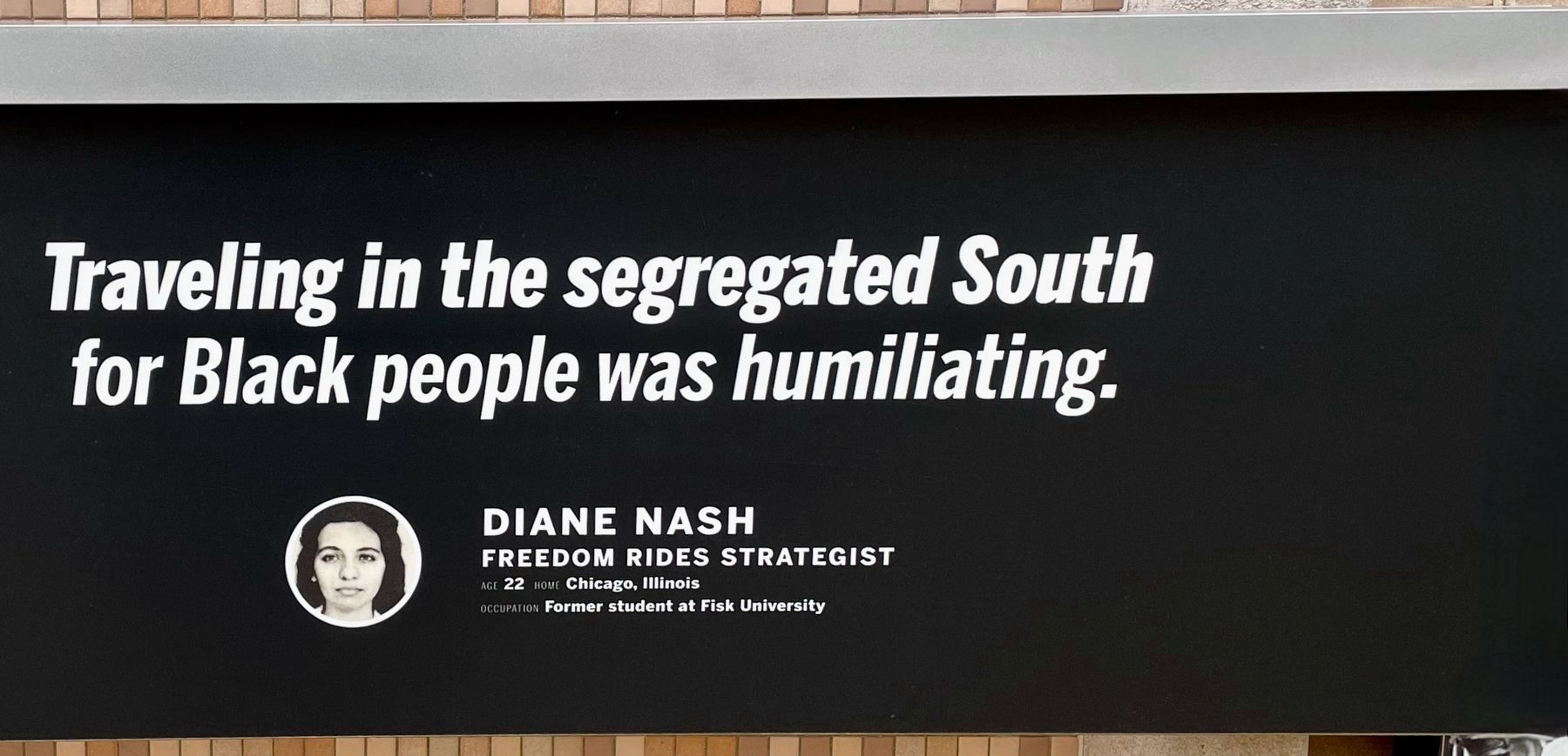 Traveling in the Segregated South marker. Click for full size. Traveling in the Segregated South marker image. Click for full size.