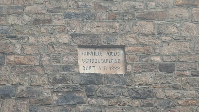Datestone on Town Clock Hall image. Click for full size.