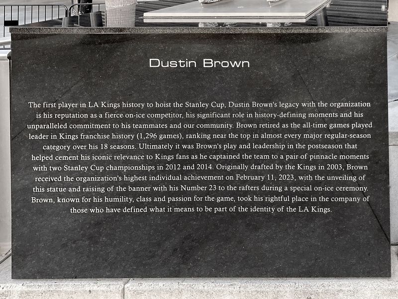 Dustin Brown Marker image. Click for full size.