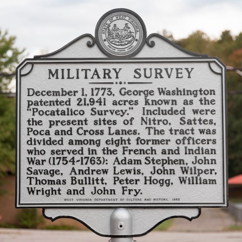 Military Survey Side of Marker image. Click for full size.
