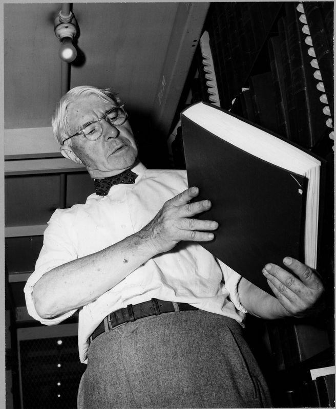 Carl Sandburg, circa 1947 image. Click for full size.