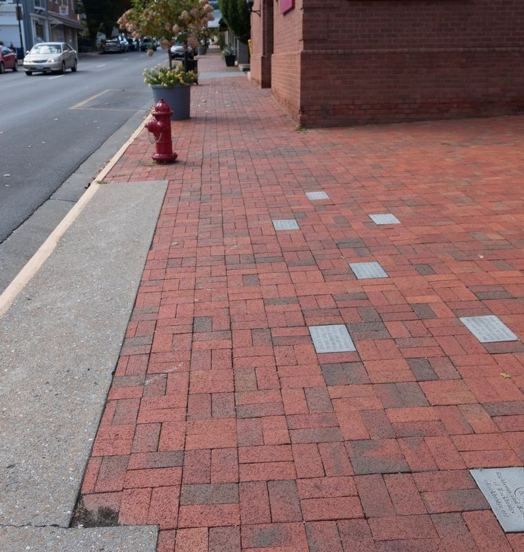 Thomas Jefferson Marker and other Stones image. Click for full size.