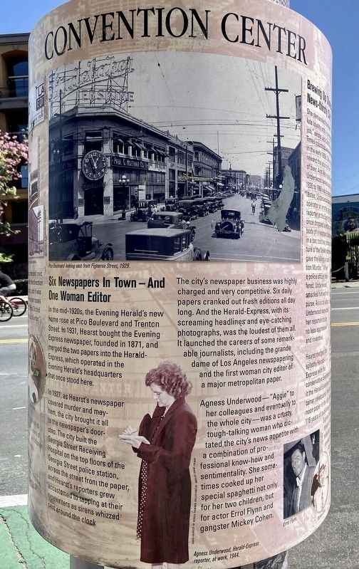 Convention Center Marker. Click for full size. Convention Center Marker image. Click for full size.