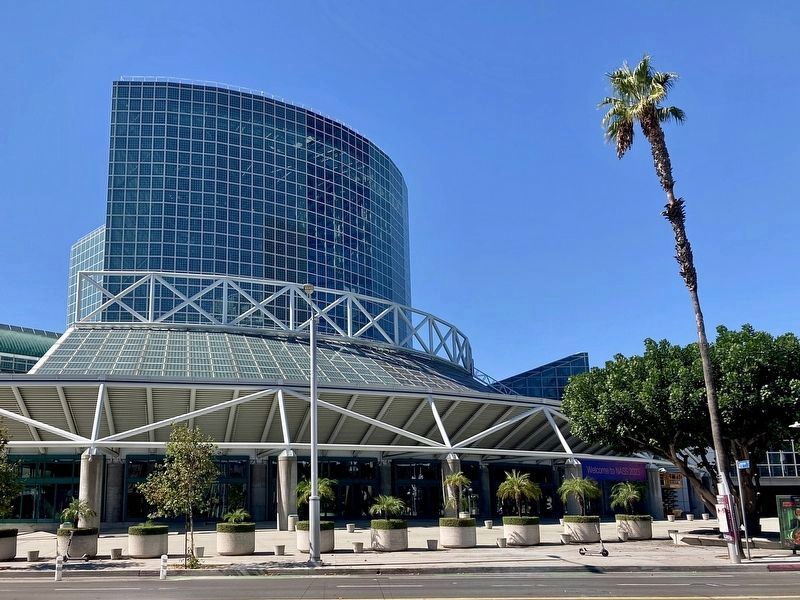 Convention Center Entrance and Marker. Click for full size. Convention Center Entrance and Marker image. Click for full size.