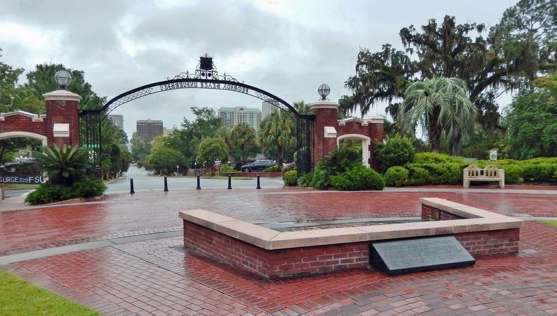 The Westcott Fountain and Plaza Marker image. Click for full size.