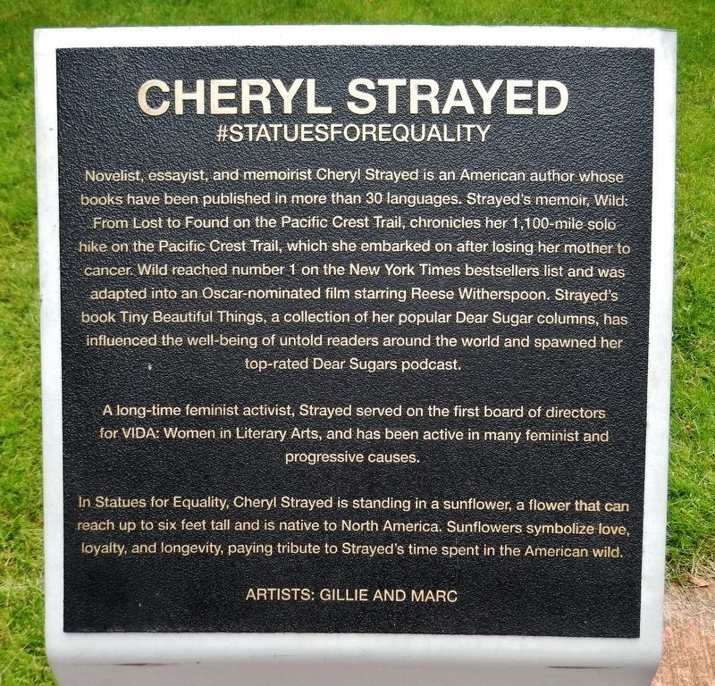 Cheryl Strayed Marker image. Click for full size.