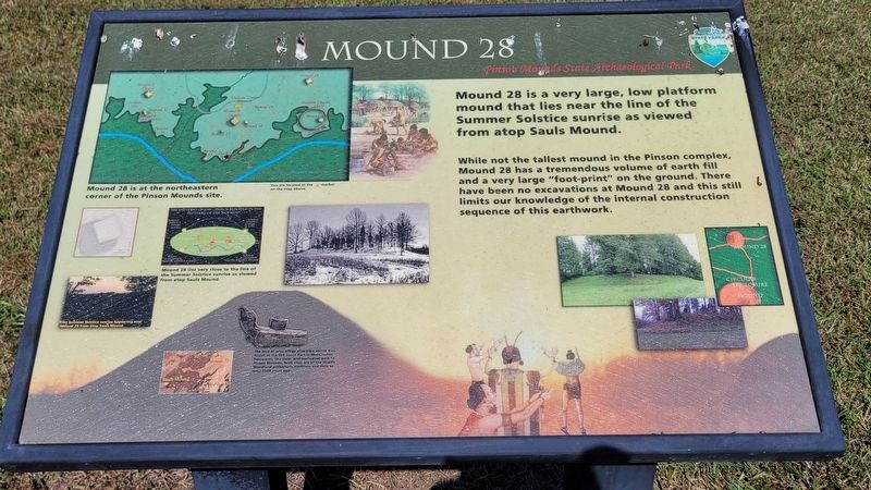 Mound 28 Marker image. Click for full size.