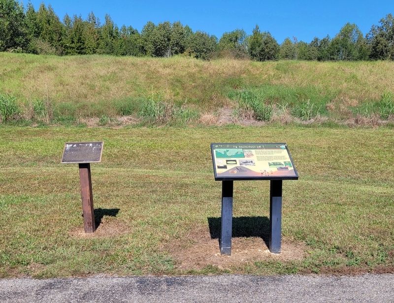 The Mound 28 Marker is the left marker of the two markers image. Click for full size.