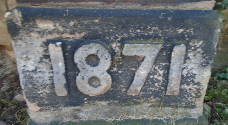 Bethel A.M.E. Church Cornerstone image. Click for full size.