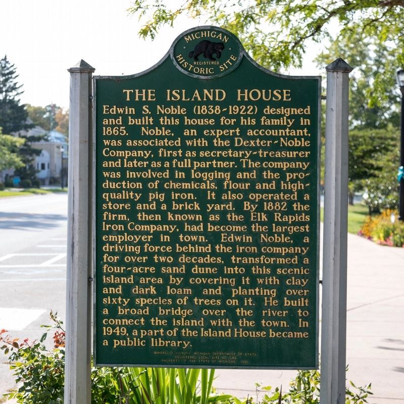 The Island House Marker. Click for full size. The Island House Marker image. Click for full size.
