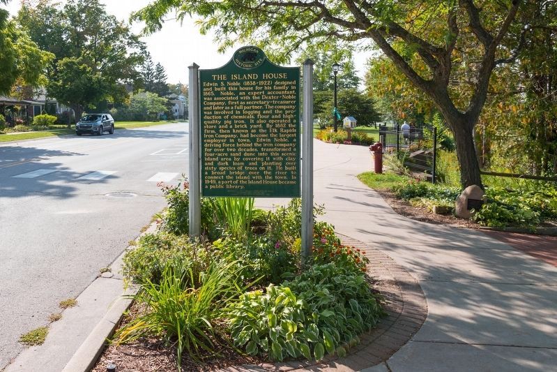 The Island House Marker. Click for full size. The Island House Marker image. Click for full size.