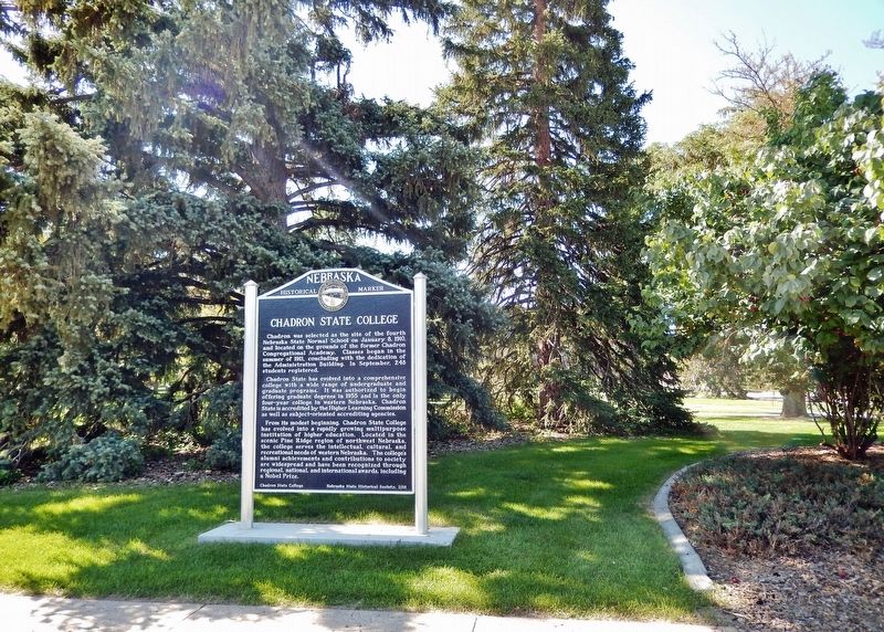 Chadron State College Marker image. Click for full size.