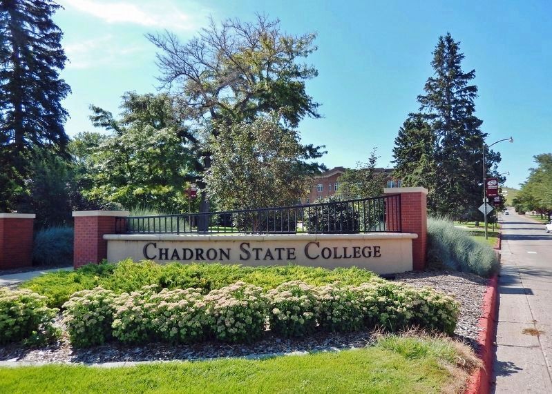Chadron State College Entrance image. Click for full size.