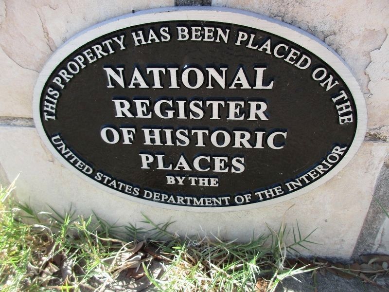 Married Officers' Quarters 8-9 National Register of Historic Places plaque image. Click for full size.