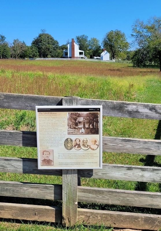 The Isbell House and Marker image. Click for full size.