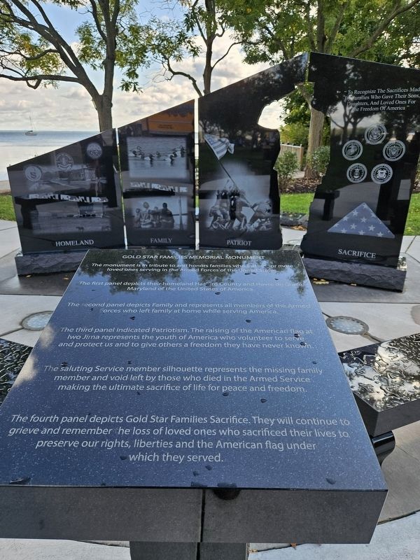 Gold Star Families Memorial Monument. Click for full size. Gold Star Families Memorial Monument image. Click for full size.