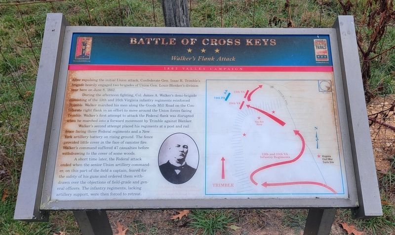 Battle of Cross Keys Marker image. Click for full size.