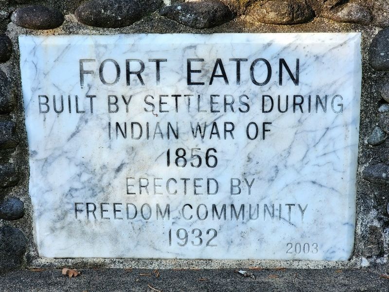 Fort Eaton Marker image. Click for full size.