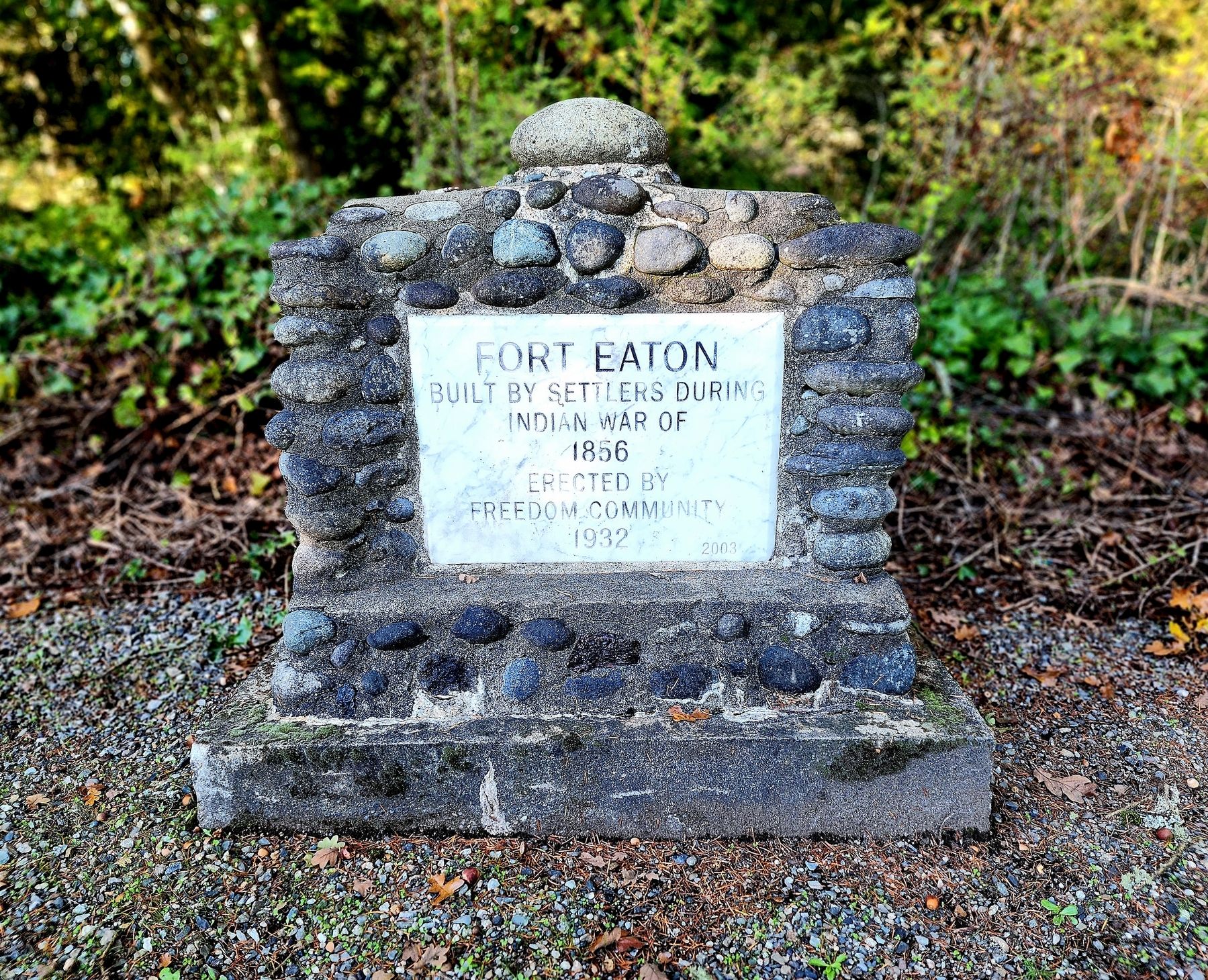 Fort Eaton Marker image. Click for full size.