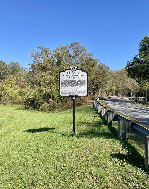 Land Conservation in Virginia Marker. Click for full size. Land Conservation in Virginia Marker image. Click for full size.