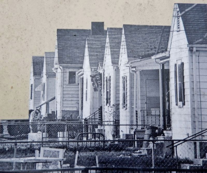 Marker detail: Empty Homes on Shadeland Avenue image. Click for full size.