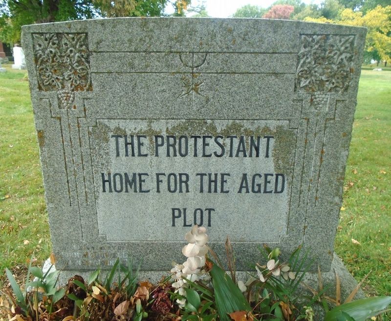 The Protestant Home for the Aged Plot Marker image. Click for full size.