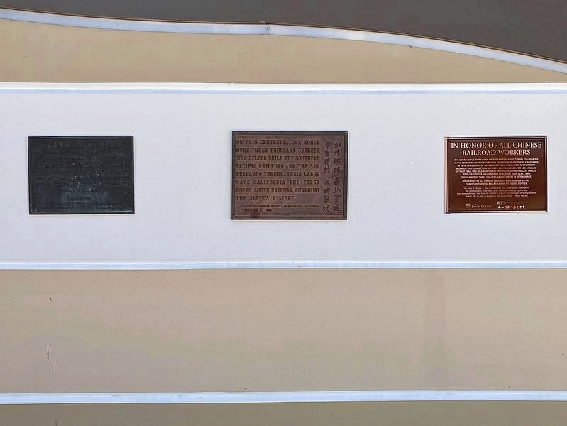 Railroad Workers Marker - center image. Click for full size.