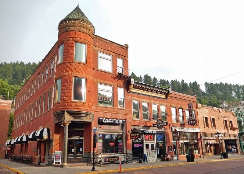Northwest corner � Main Street & Wall Street image. Click for full size.