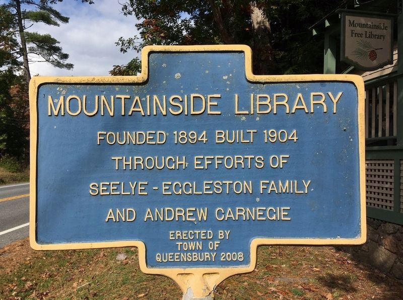Mountainside Library Marker. Click for full size. Mountainside Library Marker image. Click for full size.