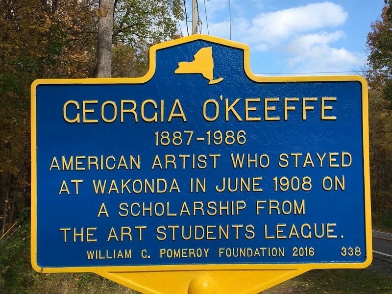 Georgia O'Keeffe Marker image. Click for full size.