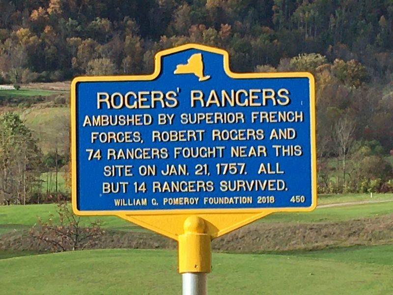 Rogers Rangers Marker image. Click for full size.