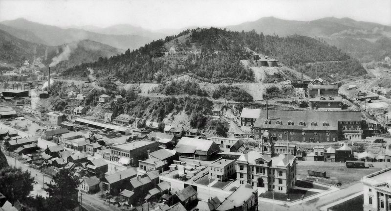 Marker detail: Deadwood Gulch, 1909. Click for full size. Marker detail: Deadwood Gulch, 1909 image. Click for full size.