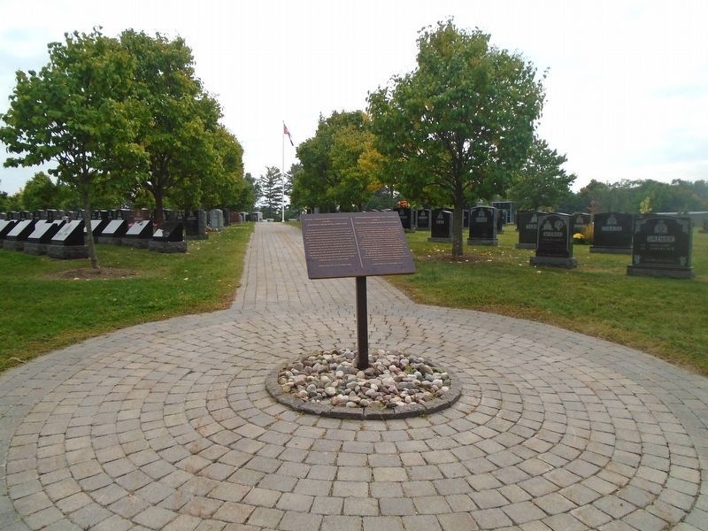 RCMP National Memorial Cemetery and Marker image. Click for full size.