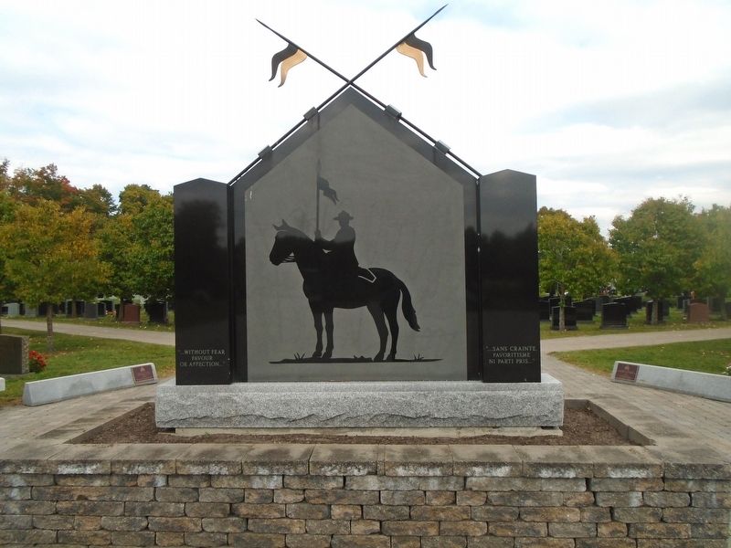 RCMP/GRC National Memorial Cemetery Monument image. Click for full size.